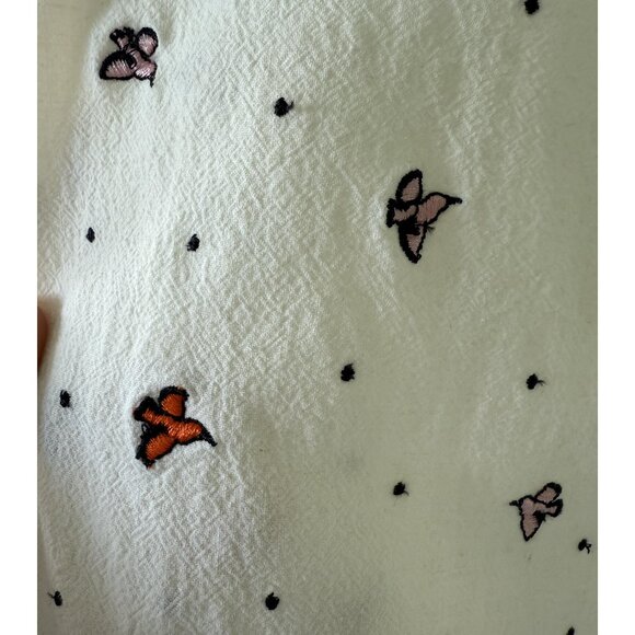 & Other Stories Paris Atelier Embroidered Butterfly Blouse – Size US 10 (EUR 40) - Picture 4 of 4
